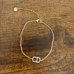 Dior Claire D Lune Rhinestone bracelet